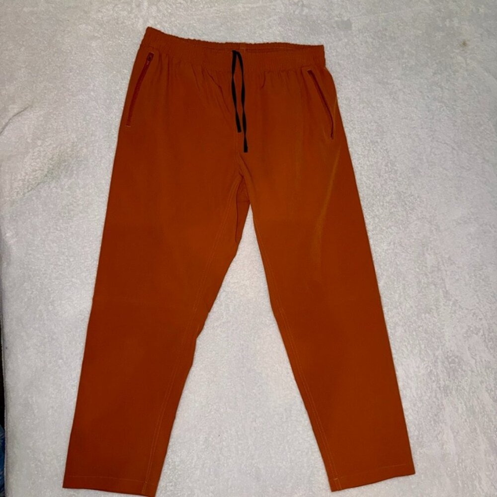 Outdoor Voices RecTrek Pant Burnt Orange Outdoor Hiking Gorp Core Travel Wms Lg